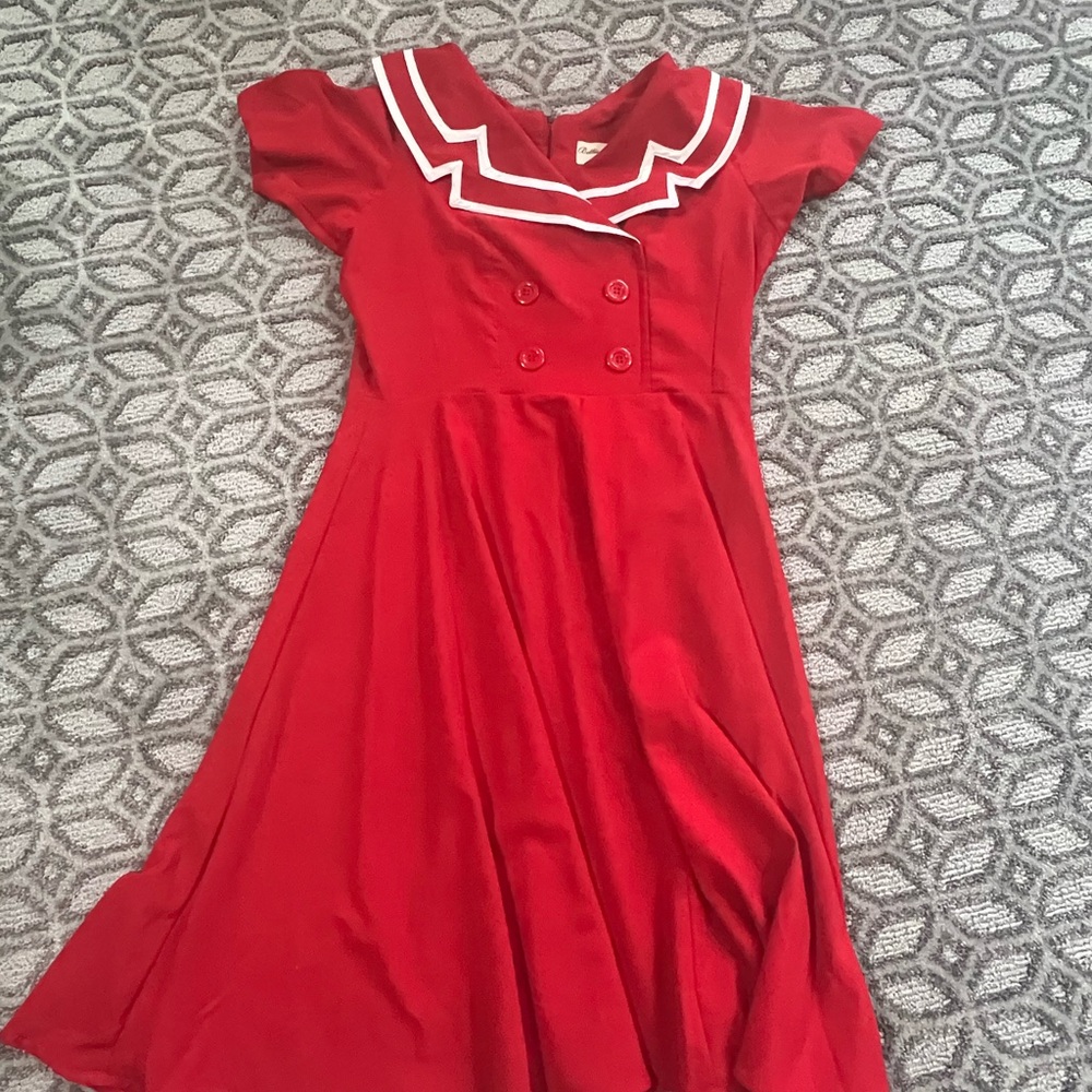 Tatyana retro nautical dress